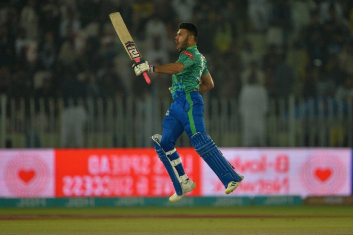 Usman Khan reached his hundred off 36 balls