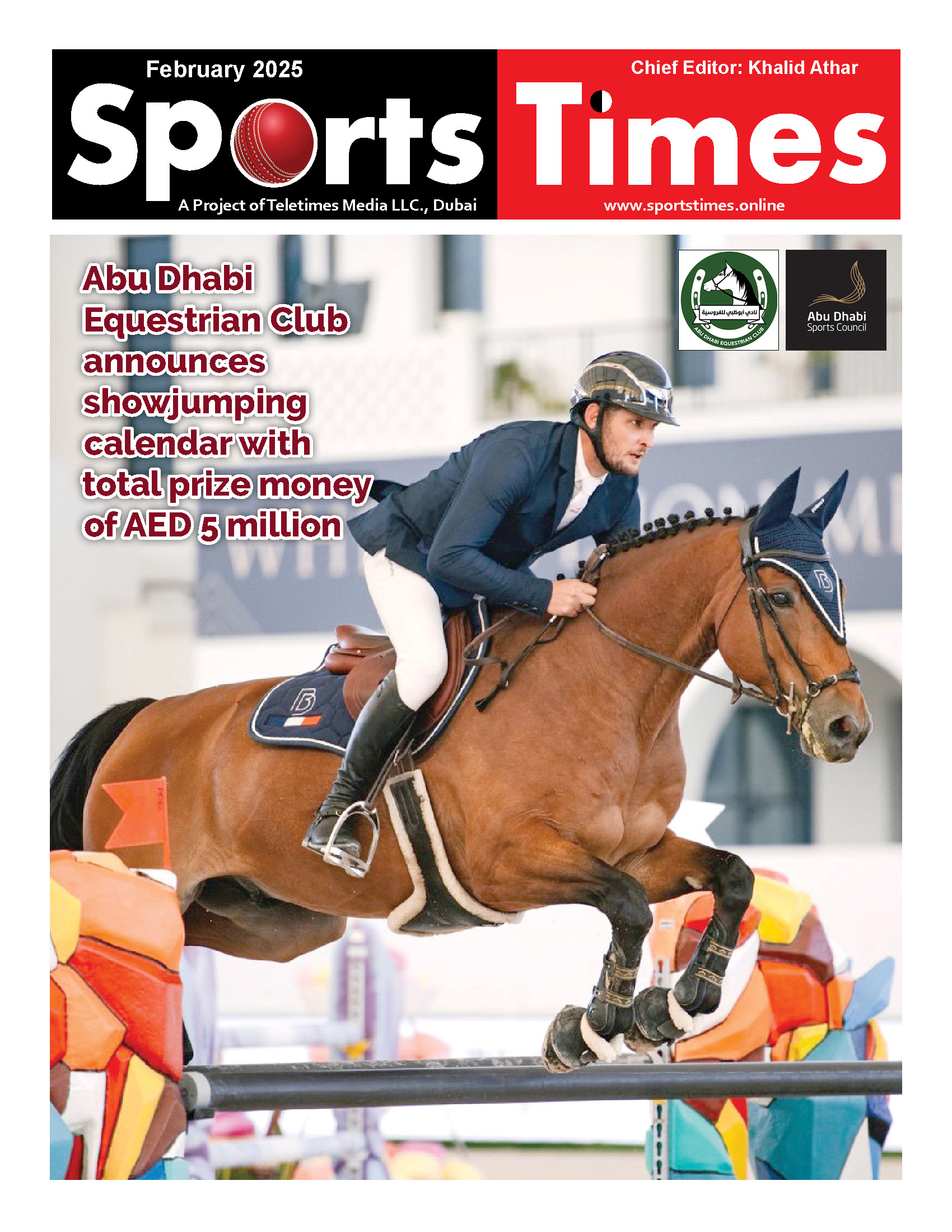 Abu Dhabi Equestrian Club announces showjumping calendar with total prize money of AED 5 million